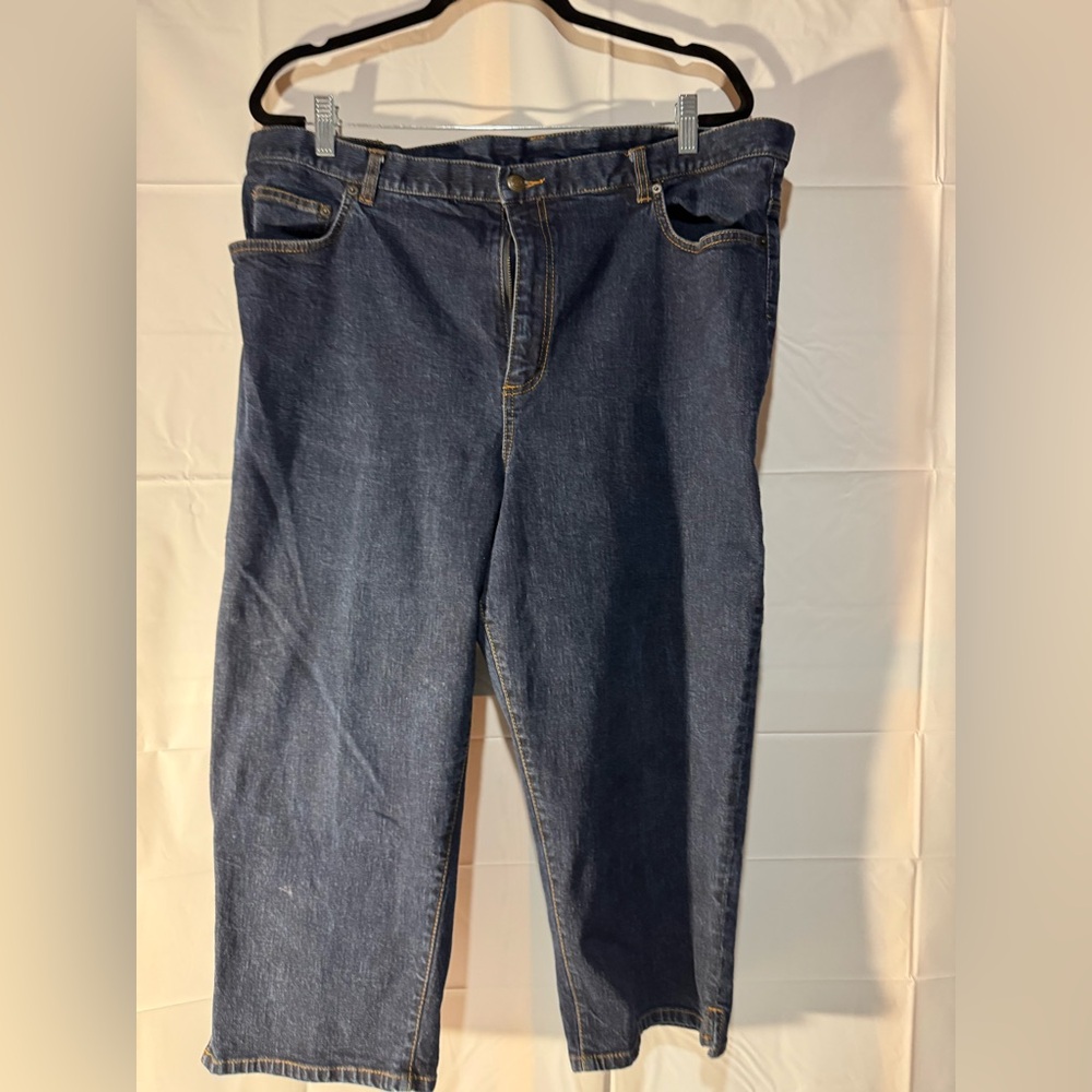 Lauren by Ralph Lauren Blue Denim Capri Jeans Size 20